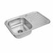 Кухонна мийка з нержавіючої сталі Platinum САТИН 7549 (0,8/180 мм) 11523 фото 2