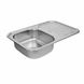 Кухонна мийка з нержавіючої сталі Platinum САТИН 7549 (0,8/180 мм) 11523 фото 3