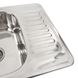 Кухонна мийка з нержавіючої сталі Platinum 5848 ПОЛІРОВКА (0,8/180 мм) 11530 фото 3