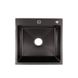 Мийка для кухні інтегрована Lidz Handmade H5050B (LDH5050BPVD43619) Brushed Black PVD 3,0/0,8 мм SD00049743 фото 1