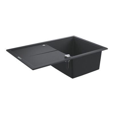 Мойка для кухни 780 x 500 мм, Granite Black (31639AP0) 25353 фото