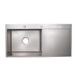 Кухонная мойка Lidz LH10050B 3.0/1.0 мм Brush (LIDZLH10050BBRU3010) cо встроенным держателем для ножей 18725 фото 1