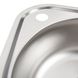 Кухонна мийка з нержавіючої сталі Platinum ДЕКОР 4539 (0,6/170 мм) 11465 фото 4