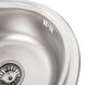 Кухонна мийка з нержавіючої сталі Platinum ДЕКОР 4539 (0,6/170 мм) 11465 фото 3