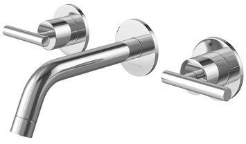 Смеситель для раковины (умывальника) KOHLMAN ROXIN CHROME + BOX скрытого монтажа QW190R фото