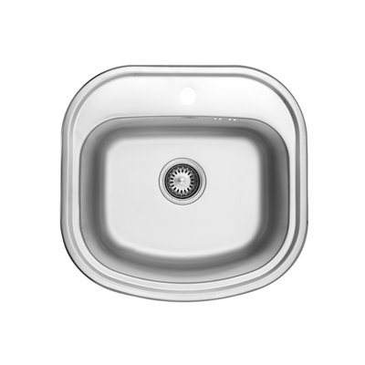 Кухонна мийка Kroner KRP Satin - 4749 (0.8 мм) CV022758 фото