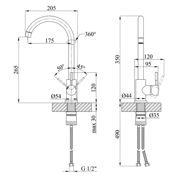 Комплект кухонної мийки CM 78*50 R чорна PVD VALESO Handmade (3,0/0,8) S4752 фото