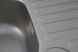 Кухонна мийка з нержавіючої сталі Platinum САТИН 6642 (0,8/180 мм) 11635 фото 2