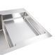 Мийка Valeso Handmade CM 78&times;50C L (нержавійка) з поглибленою полицею 47090 фото 2
