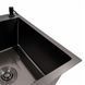 Комплект кухонної мийки CM 78*50 R чорна PVD VALESO Handmade (3,0/0,8) S4752 фото 4