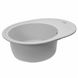 Гранітна мийка для кухні Platinum 6250 SOUL матова Біла в крапку 3395 фото 5