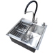 Комплект кухонної мийки Kraft KRF 5050 decor (3.0/1.0 мм) S5126 фото 2