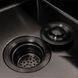 Кухонная мойка CM 78*50 L черная PVD VALESO Handmade (круглый сифон 3,0/0,8) 45905 фото 5