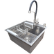 Комплект кухонної мийки Kraft KRF 5050 decor (3.0/1.0 мм) S5126 фото 7