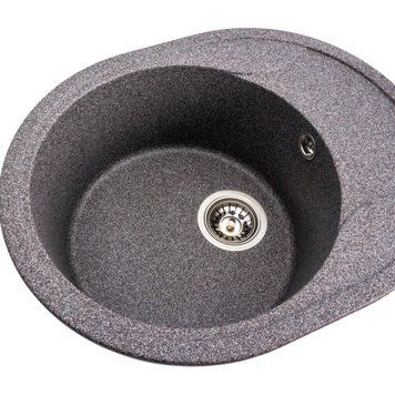 Гранітна мийка для кухні VALESO ONYX 5847 матова Мікс 49140 фото
