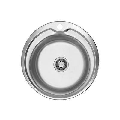Кухонна мийка Kroner KRP Satin - 510 (0.6 мм) CV022769 фото