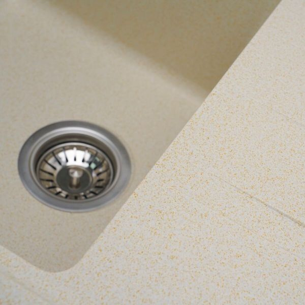 Гранитная мойка для кухни VALESO LIANA 6243 матовая Песок 49164 фото