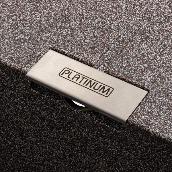 Гранитная мойка для кухни Platinum 6250 ZIRKONE матовый Микс 41590 фото