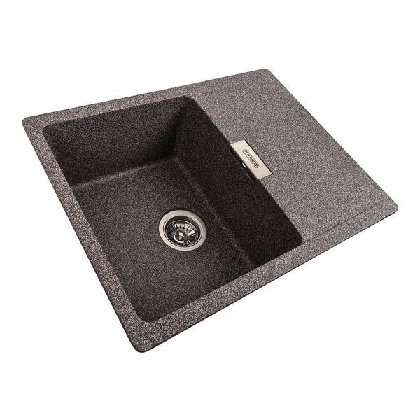 Гранитная мойка для кухни Platinum 6250 ZIRKONE матовый Микс 41590 фото