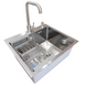 Комплект кухонної мийки Kraft KRF 5448 DECOR (3.0/1.0 мм) S3545 фото 4