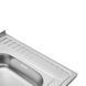 Кухонна мийка накладна Kroner KRP Dekor - 6060L (0.6 мм) CV022812 фото 5