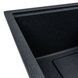 Гранитная мойка VALESO 7945 ENIGMA матовая, антрацит 55506 фото 4