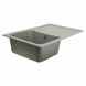 Гранітна мийка для кухні Platinum 7850 VERONA матова Сірий металік 3592 фото 5