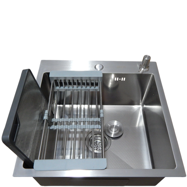 Комплект кухонной мойка Kraft KRF 5050 decor (3.0/1.0 мм) S4963 фото
