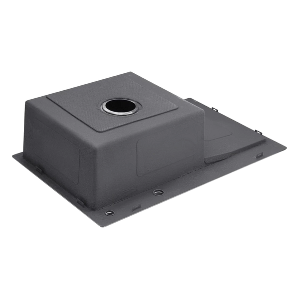 Комплект кухонної мийки Kroner KRP Schwarze - 7849LHM PVD (3/1 мм) S4707 фото
