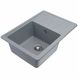 Гранітна мийка для кухні Platinum 6243 LIANA матова Сірий металік 3801 фото 2