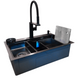 Комплект кухонної мийки Kraft HM 6845 NANO BLACK S4863 фото 2