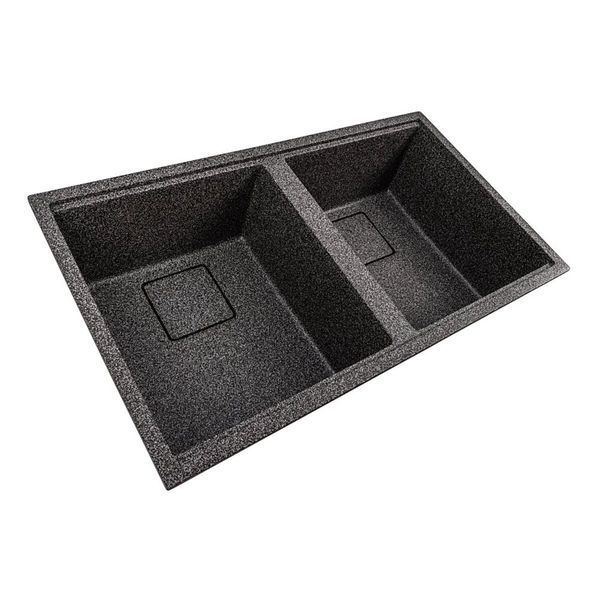 Гранітна мийка VALESO 7945 ENIGMA матова, графіт 55509 фото
