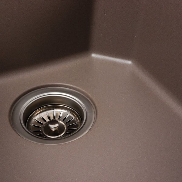Гранітна мийка для кухні Platinum 7850 HARMONY матова Дюна 41655 фото