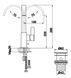 Смеситель для раковины (умывальника) KOHLMAN DEXAME CHROME QB150D фото 3