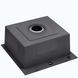 Комплект кухонної мийки Kraft HM 50х50 NANO BLACK PVD (3.0/1.0 мм) S4764 фото 5