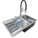 Комплект кухонной мойки Kraft Handmade HS L 780х480 (3.0/1.0 мм) S3749 фото 4