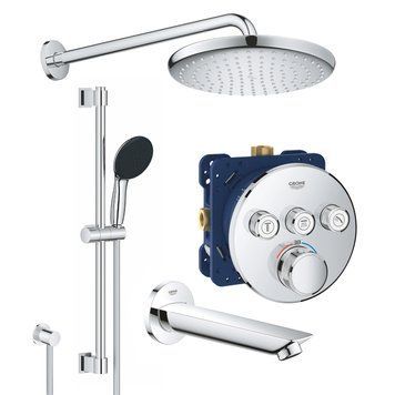 Душова система прихованого монтажу Grohe QuickFix SmartControl UA202801R3 CV030616 фото