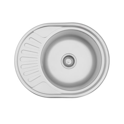 Кухонна мийка Kroner KRP Satin - 5745 (0.6 мм) CV022773 фото