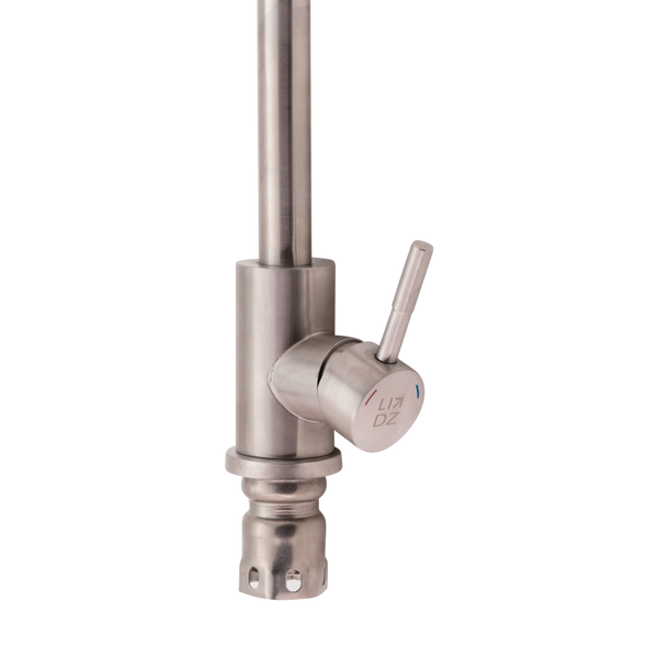 Комплект кухонної мийки Lidz Handmade H5050 Brushed Steel 3,0/1,0 мм S4815 фото