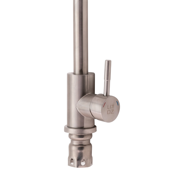 Комплект кухонної мийки Lidz Handmade H5050 Brushed Steel 3,0/1,0 мм S4815 фото