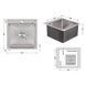 Комплект кухонної мийки Lidz Handmade H5050 Brushed Steel 3,0/1,0 мм S4815 фото 8