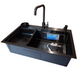Комплект кухонної мийки Kraft HM 7546 NANO BLACK S3599 фото 8