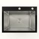 60*45 Мийка скляна Valeso Handmade PVD чорна BLACK GLASS 53378 фото 7