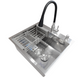Комплект кухонной мойки Kraft HM 5448 DECOR (3.0/1.0 мм) S4865 фото 4