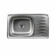Кухонна мийка з нержавіючої сталі Platinum САТИН 7645 (0,8/180 мм) 11694 фото 1