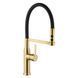 Комплект кухонной мойки Kraft NANO GOLD PVD HS60*45 (3.0/1.0 мм) декор S3750 фото 14