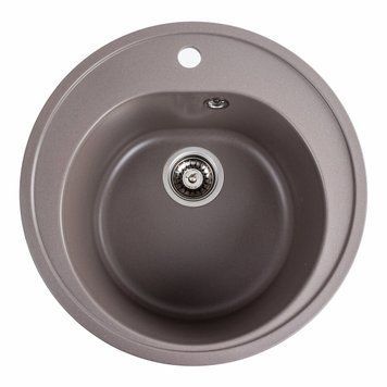 Гранітна мийка для кухні VALESO LUNA 510 матова Дюна 49309 фото