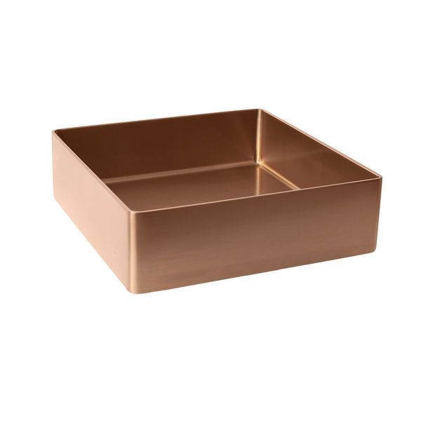 Умивальник Platinum Handmade PVD мідний 400x400 мм 23601 фото