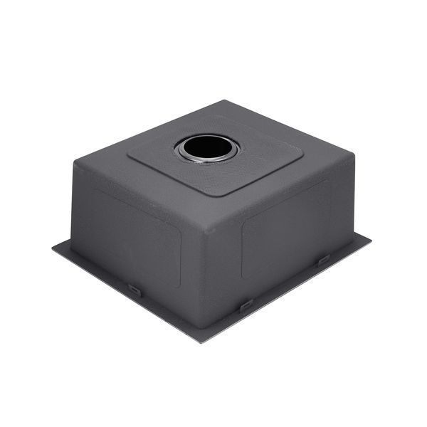 Комплект кухонної мийки Kroner KRP Schwarze - 5050HM PVD (3.0/1.0 мм) S4756 фото