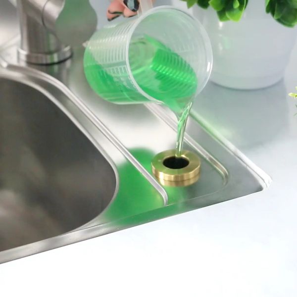 Дозатор для кухонної мийки золотий врізний Nett DFG-300 114 фото